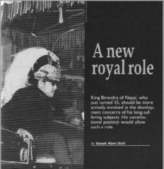 A new royal role